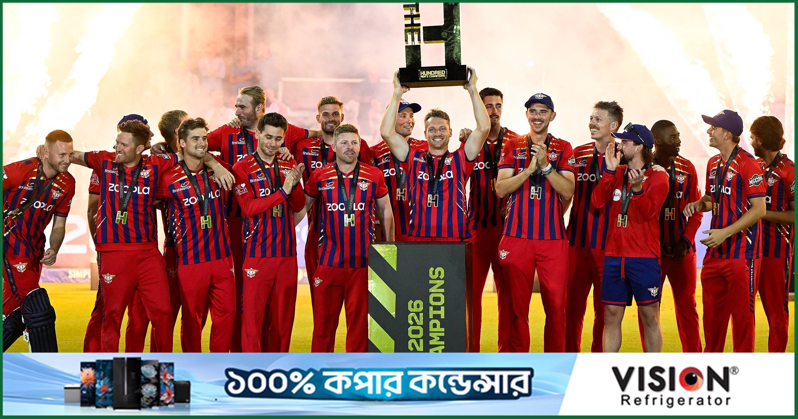 সাইফার্টের ব্যাটে চড়ে দ্য হান্ড্রেডে চ্যাম্পিয়ন ম্যানচেস্টার
