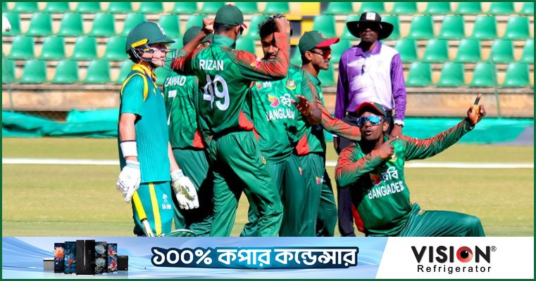 সানজিদের ঘূর্ণিতে কুপোকাত প্রোটিয়ারা, বাংলাদেশের লক্ষ্য '১৪৮'
