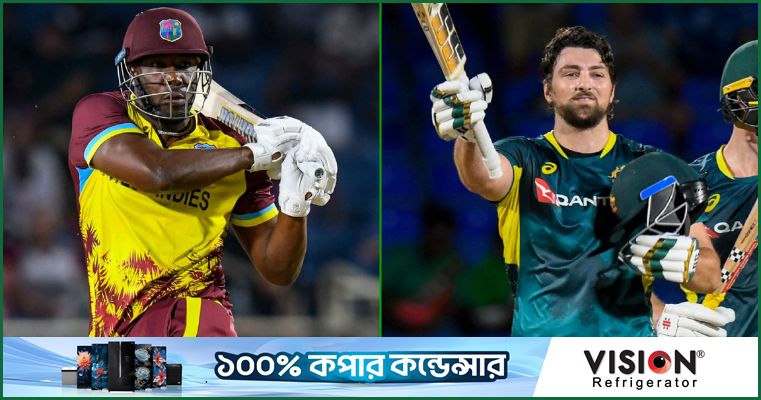 রাসেলের উপহার দেওয়া ব্যাটে সেঞ্চুরি হাঁকিয়েছেন ডেভিড