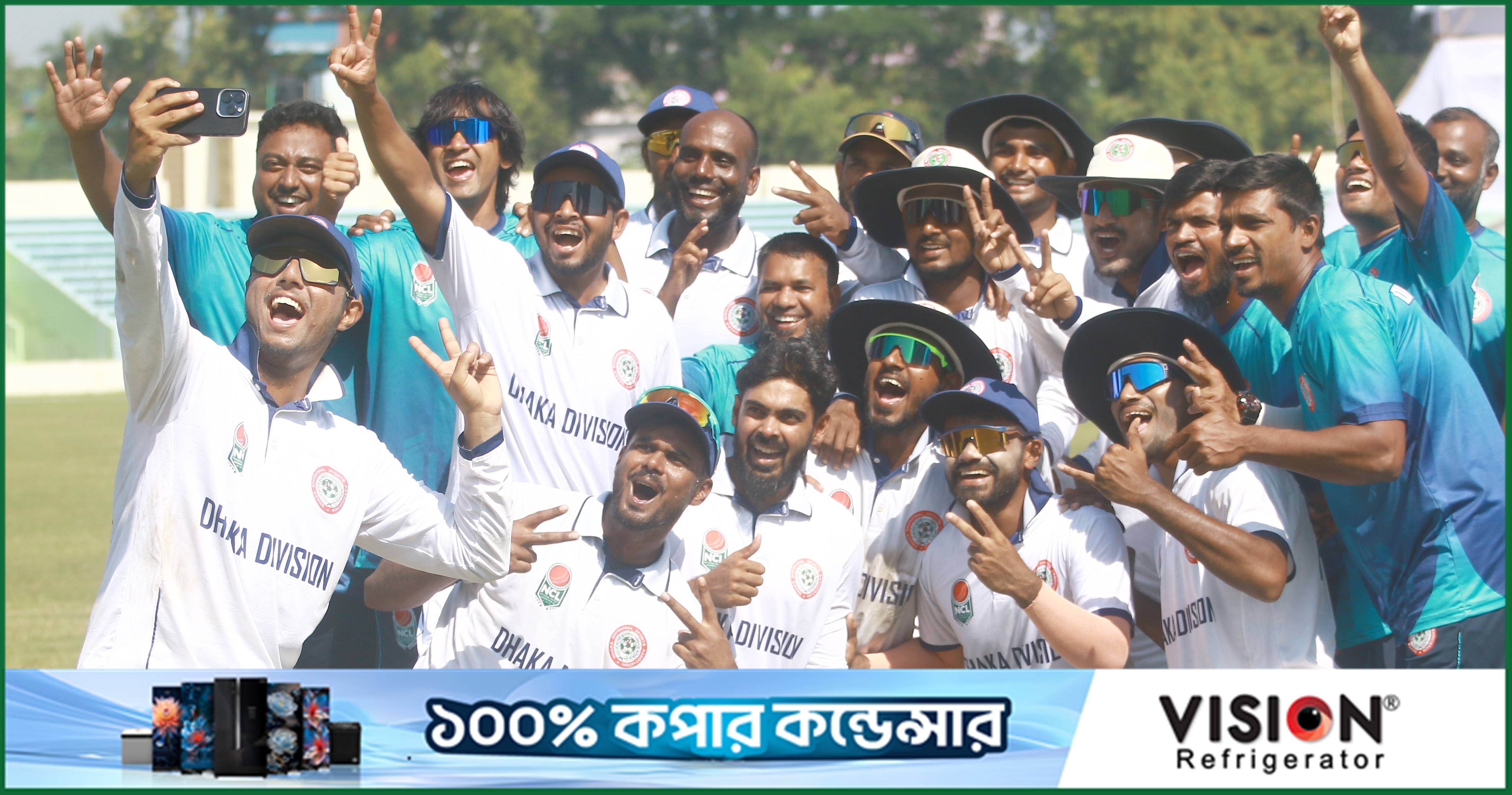 অমিতের দ্বিশতক, তিন ম্যাচ ড্র হলেও ঢাকার জয়