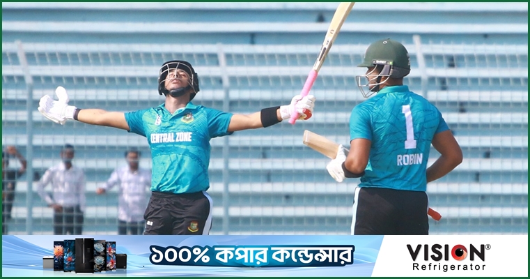 জিসানের সেঞ্চুরির পর মোসাদ্দেকের ক্যামিও, অবিশ্বাস্য জয় মধ্যাঞ্চলের
