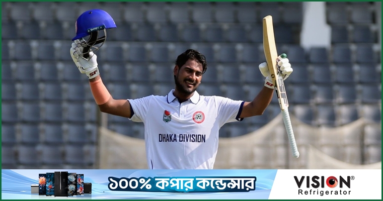 নাঈম শেখ ও মিমের সেঞ্চুরির দিনে শেখ মেহেদীর ৬ উইকেট
