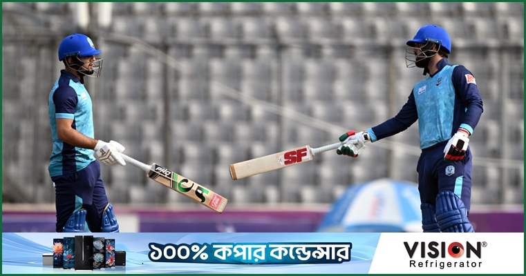 হায়দারের সঙ্গ পেয়ে ইসাখিলের সেঞ্চুরি, শেষ ম্যাচে নোয়াখালীর বিশাল পুঁজি