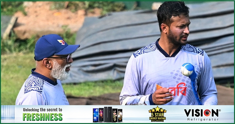 কানপুর টেস্টে সাকিবকে নিয়ে অনিশ্চয়তা নেই, দাবি কোচের 